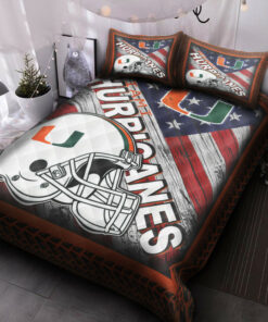 Miami Hurricanes V2 Bedding Set