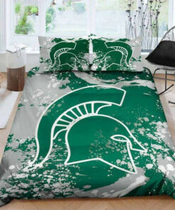 Michigan State Spartans B190947 Bedding Set | Twin,full, ? Queen, King | 1 Duvet Cover, 2 ?