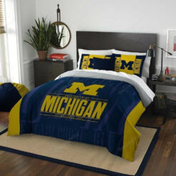 Michigan Wolverines Gs-cl-kl2309 Bedding Set (duvet Cover & Pillow Cases)