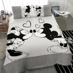 Mickey Mouse Bedding Set Minnie Mouse Duvet Cover Disney Mickey Minnie Comforter Sets Disney Mickey Her King His Queen Bedding Set Tdv019
