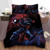 Miles Morales Spider-man In Signature Colors Drawing Bed Sheets Duvet Cover Bedding Sets