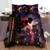 Miles Morales Spider-man On A Wall Artwork Bed Sheets Spread Duvet Cover Bedding Sets