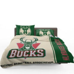 Milwaukee Bucks Nba Basketball Bedding Set