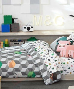 Minecraft Organic Bedding Set Duvet Cover Pillow Cases
