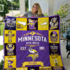 Minnesota Vikings Quilt Blanket 12