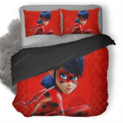 Miraculous Tales Of Ladybug And Cat Noir Duvet Cover Bedding Set