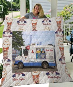 Mister Softee Quilt Blanket