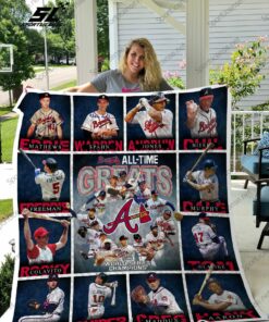 Mlb 8211 Atlanta Braves Quilt Blanket 02