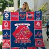 Mlb 8211 Atlanta Braves Quilt Blanket