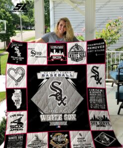 Mlb 8211 Chicago White Sox Quilt Blanket
