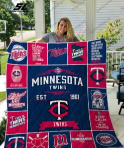 Mlb 8211 Minnesota Twins Quilt Blanket