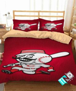 Mlb Cincinnati Reds 1 Logo 3d Personalized Customizedbedding Sets Duvet Cover Bedroom Set Bedset Bedlinen