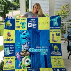 Monsters Inc Quilt Blanket For Fans Ver 17