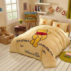 Navajowhite Color Winnie Pooh Bedding Set Duvet Cover Setbedroom Set Bedlinen Dup