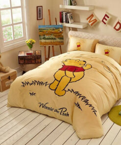 Navajowhite Color Winnie Pooh Bedding Set Duvet Cover Setbedroom Set Bedlinen Dup