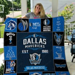 Nba 8211 Dallas Mavericks 17 Quilt Blanket