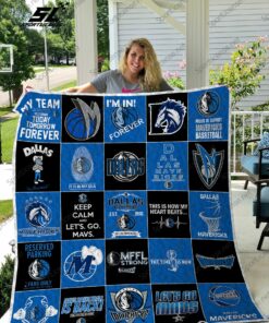 Nba 8211 Dallas Mavericks 25 Quilt Blanket