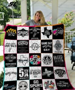 Nba 8211 San Antonio Spurs 25 Quilt Blanket