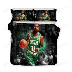 Nba Boston Celtics Kyrie Irving Theme Duvet Cover Bedding Set