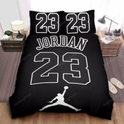 Nba Michael Jordan 23 Basketball Bedding Set For Fans (duvet Cover & Pillow Cases)