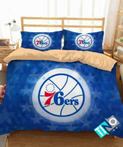 Nba Philadelphia 76ers 2 Logo 3d Duvet Cover Bedding Sets N