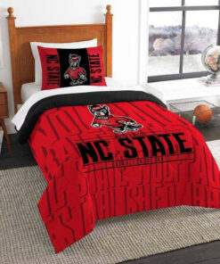 Nc State Wolfpack Bedding Set (duvet Cover & Pillow Cases)