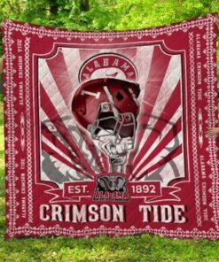 Ncaa Alabama Crimson Tide Quilt Blanket 725
