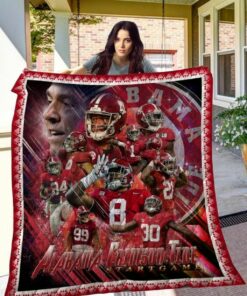 Ncaa Alabama Crimson Tide Quilt Blanket 730