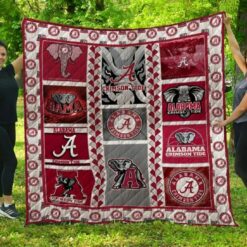 Ncaa Alabama Crimson Tide Quilt Blanket 733