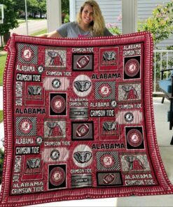 Ncaa Alabama Crimson Tide Quilt Blanket 735