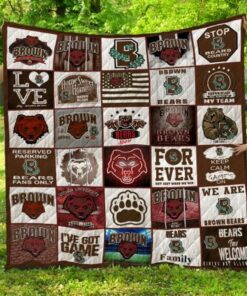 Ncaa Brown Bears Quilt Blanket 1523