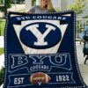 Ncaa Byu Cougars Quilt Blanket 1618