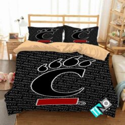 Ncaa Cincinnati Bearcats 1 Logo D 3d Personalized Customizedbedding Sets Duvet Cover Bedroom Set Bedset Bedlinen