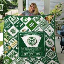 Ncaa Colorado State Rams Quilt Blanket 1410