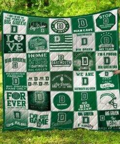 Ncaa Dartmouth Big Green Quilt Blanket 1530