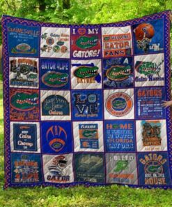 Ncaa Florida Gators Quilt Blanket 844