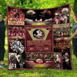 Ncaa Florida State Seminoles Quilt Blanket 59