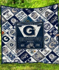 Ncaa Georgetown Hoyas Quilt Blanket 1216