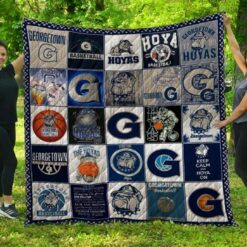 Ncaa Georgetown Hoyas Quilt Blanket 1217