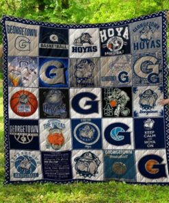 Ncaa Georgetown Hoyas Quilt Blanket 1217