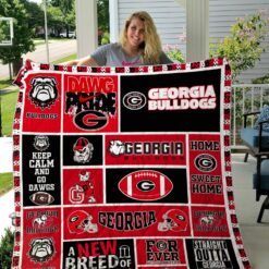 Ncaa Georgia Bulldogs Quilt Blanket 849