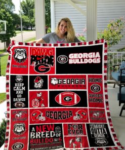 Ncaa Georgia Bulldogs Quilt Blanket 849
