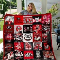 Ncaa Georgia Bulldogs Quilt Blanket 850