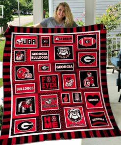 Ncaa Georgia Bulldogs Quilt Blanket 851