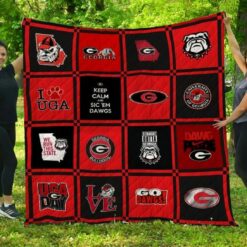 Ncaa Georgia Bulldogs Quilt Blanket 856