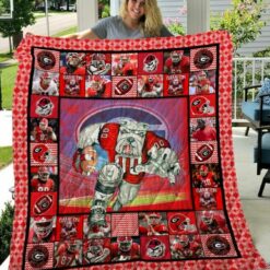 Ncaa Georgia Bulldogs Quilt Blanket 879