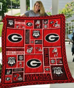 Ncaa Georgia Bulldogs Quilt Blanket 881