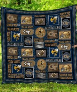 Ncaa Georgia Tech Yellow Jackets Quilt Blanket 87