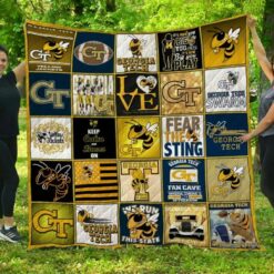 Ncaa Georgia Tech Yellow Jackets Quilt Blanket 91