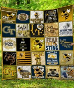 Ncaa Georgia Tech Yellow Jackets Quilt Blanket 91